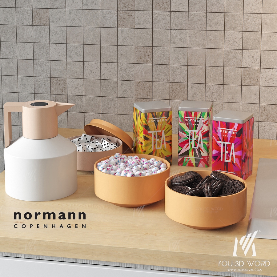 Geo Orange Decor